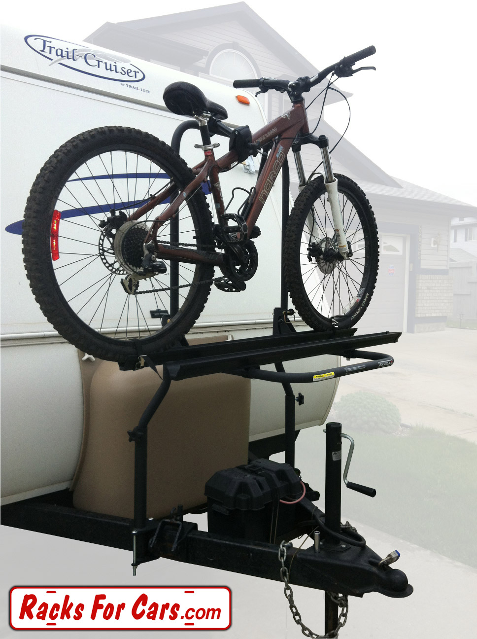 travel trailer bicycle rack